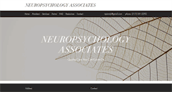 Desktop Screenshot of neuropsychologyassociates.net